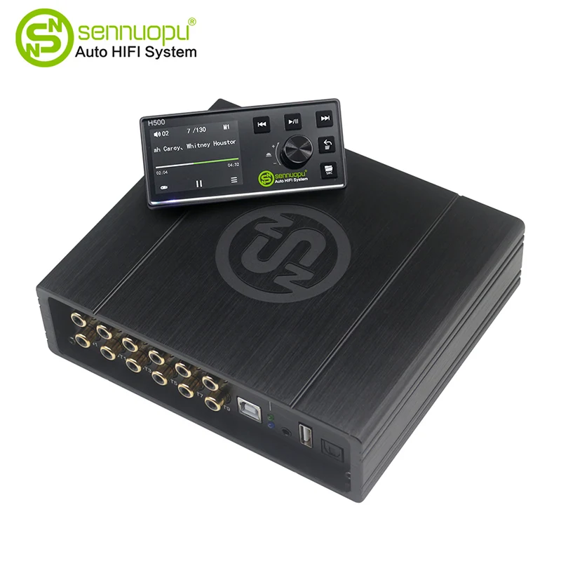 Auto Audio 8 -CH -Verstärker mit 10 CH DSP -Prozessor