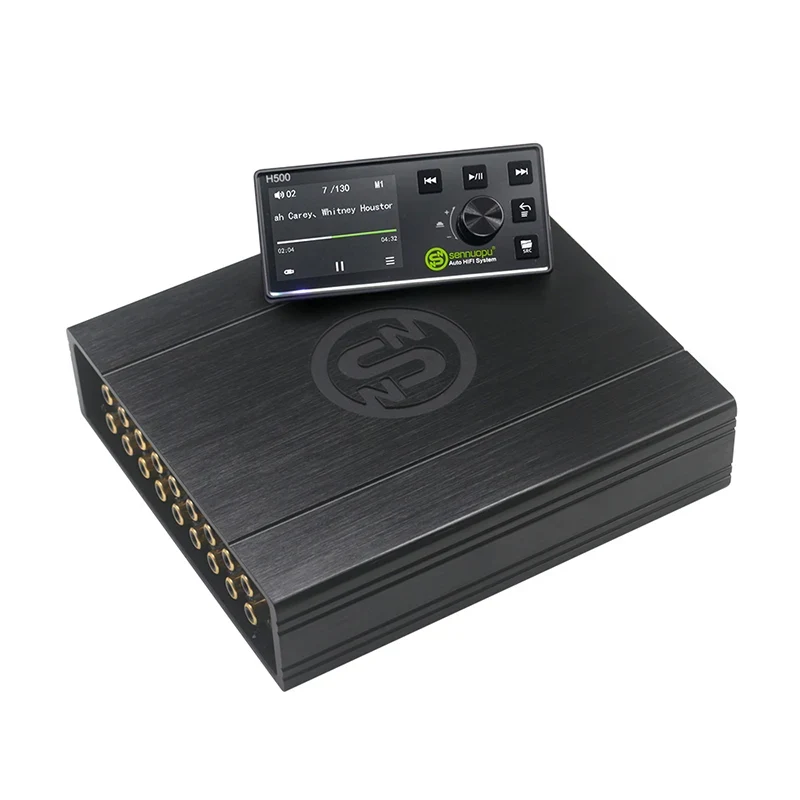 Car Audio 8*30W Amplifier with 12CH DSP