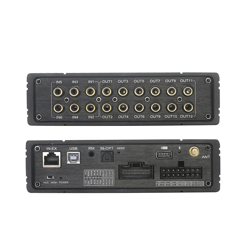Car Audio 8*30W Amplifier with 12CH DSP
