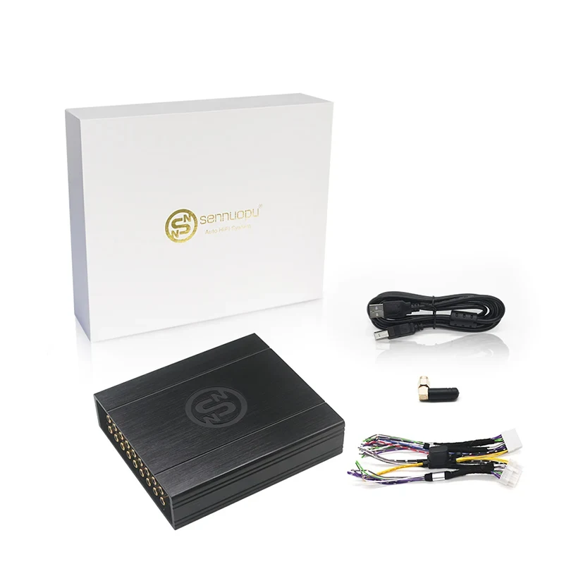 Car Audio 8*30W Amplifier with 12CH DSP