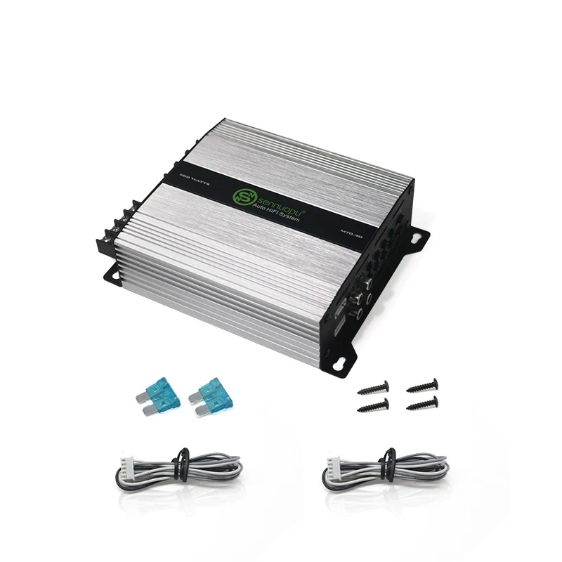 Single Channel Car Audio Amp D Class Sub Bass Processor